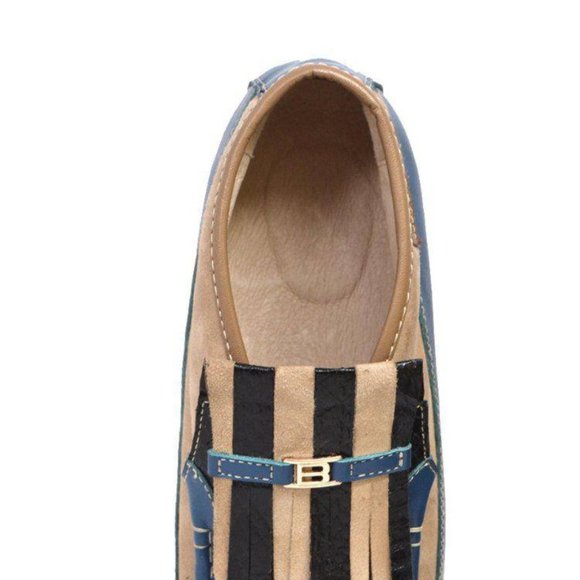 British Walkers Apollo 2 Men's Leather and Snake Skin Combo Tan Gray - Picture 3 of 4